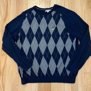 Brewers logo Cutter & Buck men’s crew neck sweater